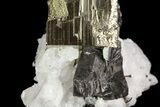 Sphalerite, Pyrite and Quartz Association - Peru #72584-3